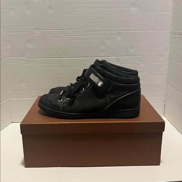 Coach Other - Coach Zany Black high-top sneaker Women 8 PreOwned